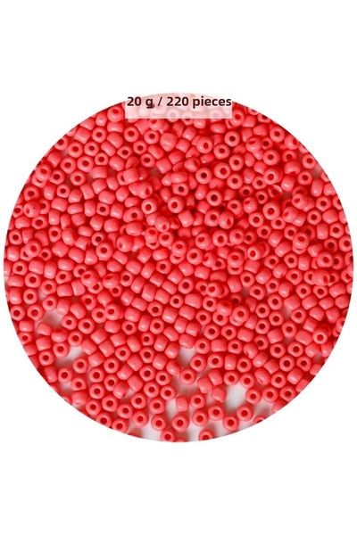 Generic Brand Watermelon Pink Color 4 mm Approx 220Pcs/20Gram Glass Beads Nee...