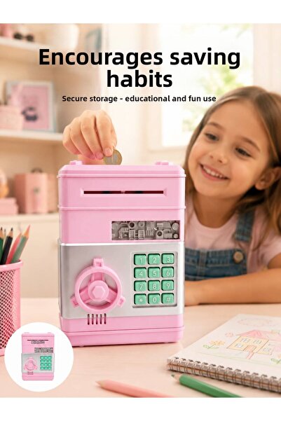 pınaxar Large Capacity Password Money Saving Piggy Bank