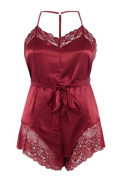 Trendyol Curve Burgundy