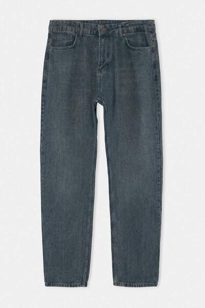 Trendyol Kollektion Blaue Herrenjeans aus 100 % Baumwolle, speziell gewaschen...