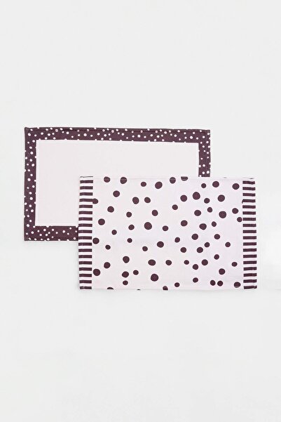 TRENDYOLMİLLA HOME Set de 2 prosoape de bucătărie cu tematică retro cu buline