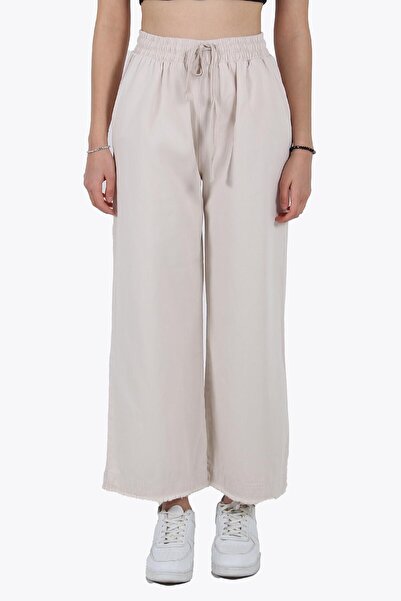 Mckanzie 4760 Άνετο παντελόνι με φούντες σε λινό ύφος