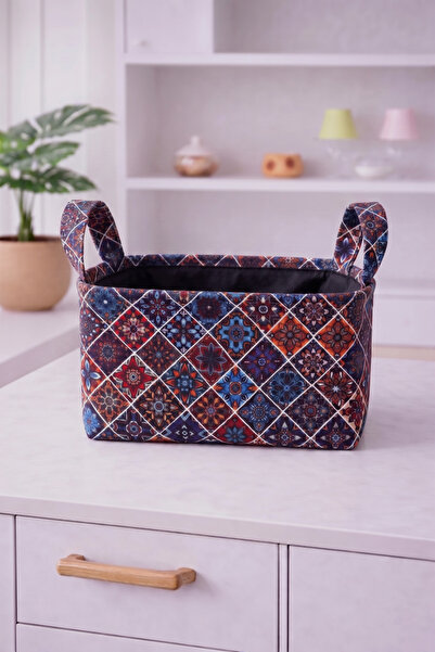 Paris Home Ethnic Patterned Folding Storage Basket – In-Closet Organizer for ...