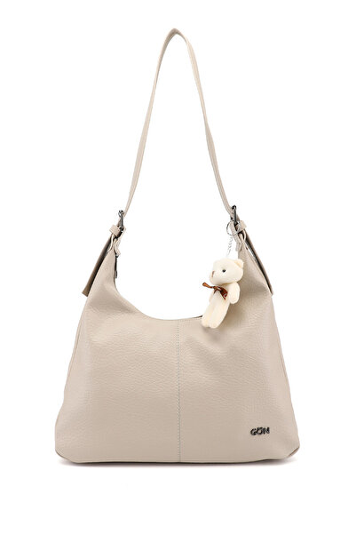 GÖNDERİ(R) Γυναικεία μπεζ τσάντα ώμου