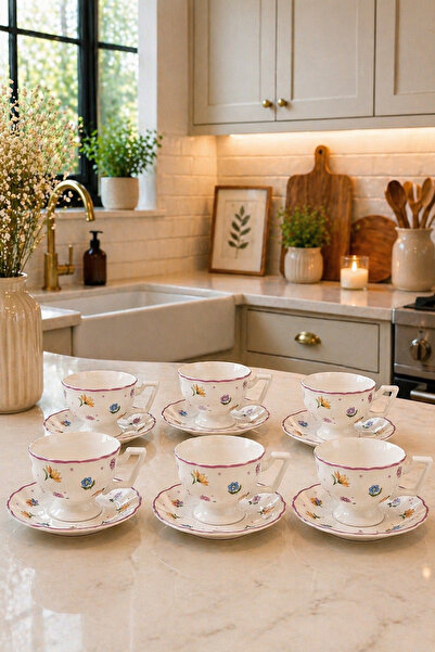 Janset Kahve Fincanı Takımı porselen-90 ML