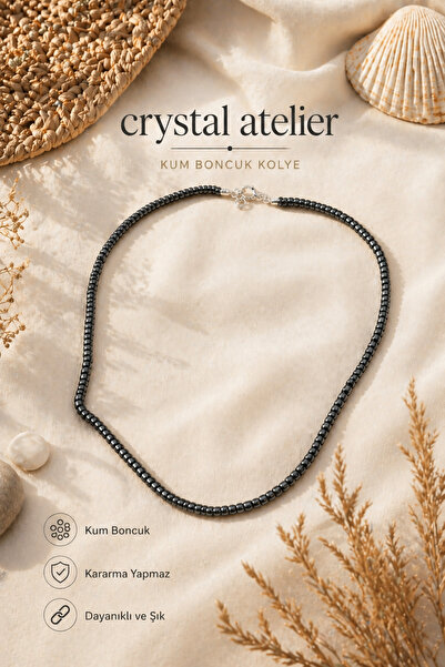 Crystal Atelier Kum Boncuk Kolye