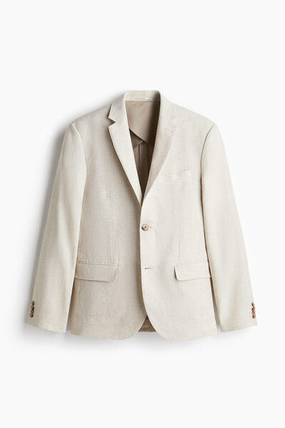 H&M Keten Ceket Slim Fit