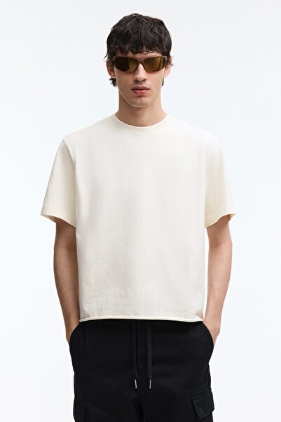 H&M Soluk Görünümlü Tişört Regular Fit