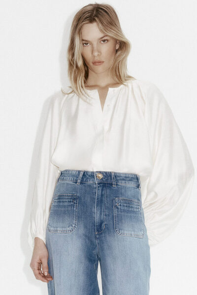 H&M Wide High Jeans