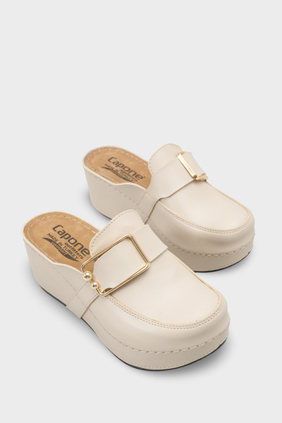 Capone Outfitters Ανατομικές μαλακές άνετες παντόφλες Mother με σφήνα τακούνι