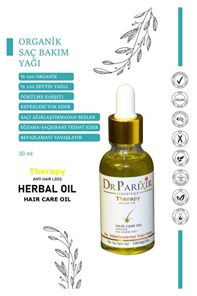 dr parixir cosmetique زيت عضوي للعناية بالشعر، مضاد لتساقط الشعر، مضاد للقشرة...