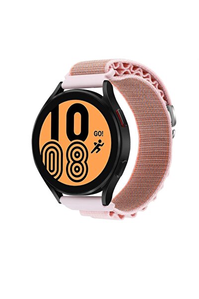 SORA GROUP ®   Watch 22mm Kr410 Fabric Strap - Pink