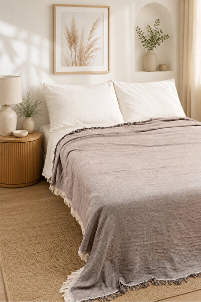 TECHTACT 4 Seasons Muslin Double Pique 240-260 cm Cotton, Soft Textured, Sofa...