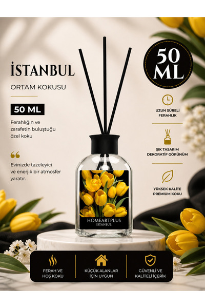 homeartplus Atalier İstanbul Oda kokusu bambu esansiyel uçucu yağ 50 ml