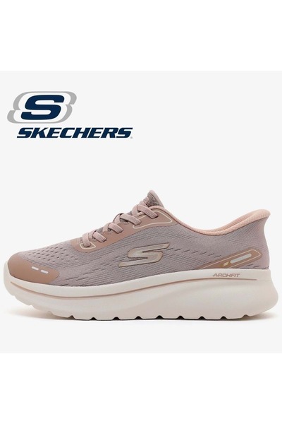 SKECHERS Go Walk Arch Fit N-Joy 125840TK Unisex Spor Ayakkabı BEJ