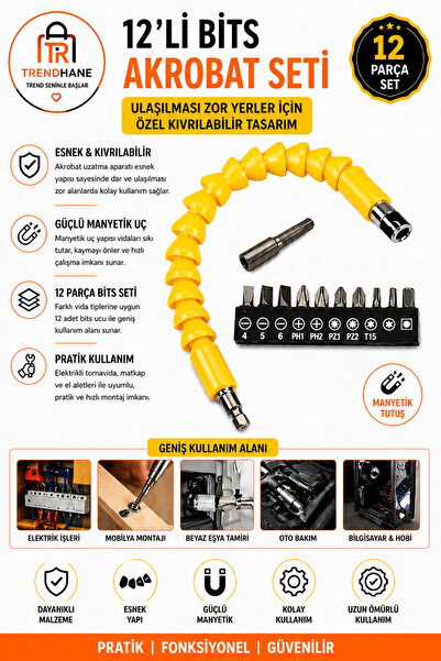 Essence Flexible Flexible Shank Bits Drill Bit Screwdriver Bits
