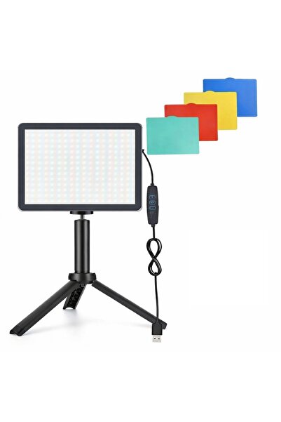 AZT 8 Inç 19cm 13w 120 Led Fotograf Ve Video Işığı Ve Mini Tripod Vlog Ürün Y...