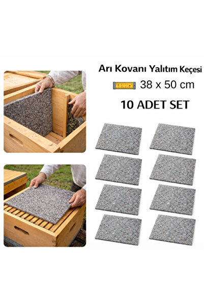 ARI KOVANI İÇİN YALITIM KEÇESİ 38x50 ölçüsünde 10 adet (4-6 mm kalınlığında)