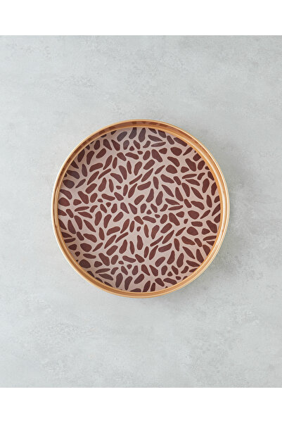 English Home Lapis Tepsi 33 cm Kahve – Gold