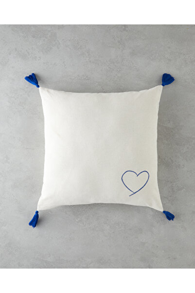 English Home Love Bath Kırlent Kılıfı 45x45 cm Natural
