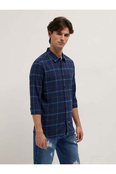 The Bear House Men's long Sleeve Shirt, breathable, soft comfort Fabric