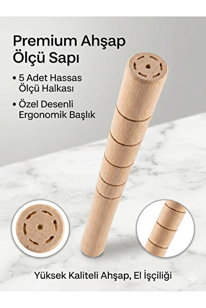 ALKESE SAĞLAM KIRILMAZ DEFORME OLMAZ ÇİZGİLİ 50 CM USTA İŞİ STANDART KESER SAPI