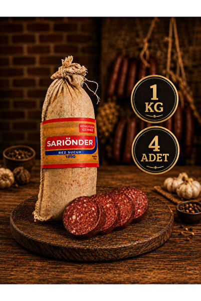 Sarıönder Koruyucusuz / Katkısız / Nitritsiz Bez Sucuk 1 Kg