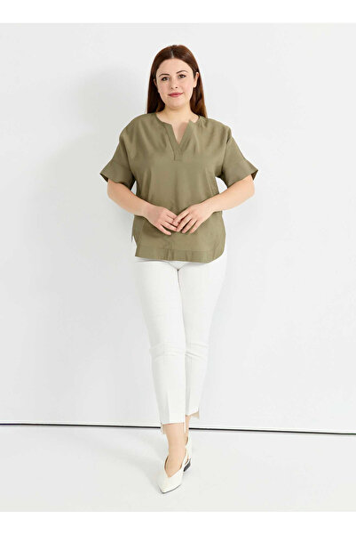 Selen Haki Kadın Bluz 26YSL8423