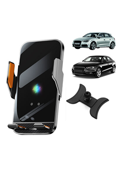 OEM Suport telefon cu incarcare wireless 15W, prindere dedicata pentru Audi A...