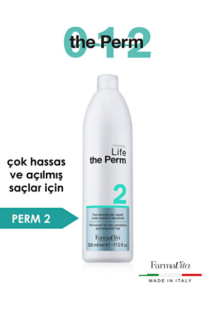 Farmavita Life Perma İlacı No:2 Çok Hassas Saçlar 500 Ml