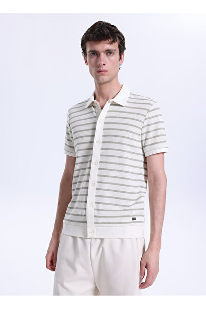 Discovery Expedition D6SM-GML3831 Mint Relaxed Fit Erkek Gömlek