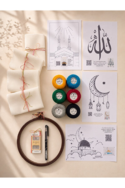 fabricorg Dini Motifler Temalı Modern Nakış Kiti