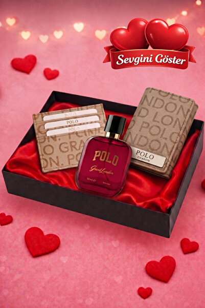 POLOGRAND London Orijinal Kadın 3'lü Set Özel Hediye Kutulu Hediyelik Özel Gü...