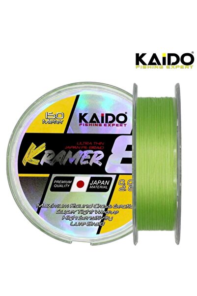 Kaido كرامر ياباني 8X 150 MT GREEN ROPE MISINA 0.06 مم