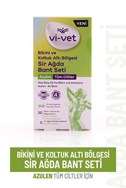 Vi-vet Vivet Bikini ve Koltuk Altı Sir Ağda Bant Seti