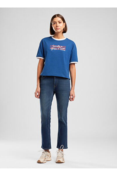 Lee Cooper Koyu Mavi Kadın Denim Pantolon 262 LCF 121004 SUSIE NILOYA FIX
