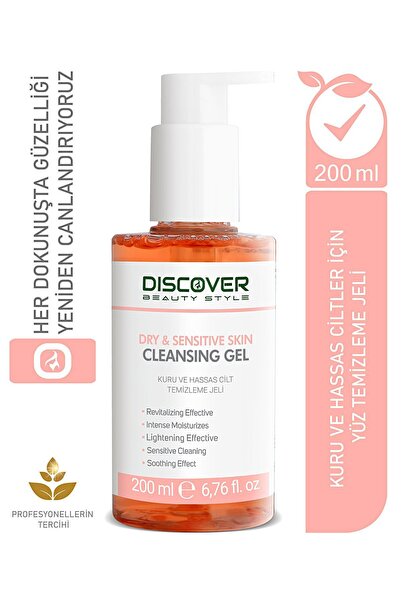 Discover Beauty Style Hassas ve Kuru Ciltler İçin Nazik Temizleme Jeli – Neml...