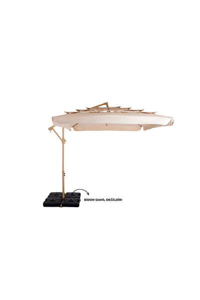 Vieno Home Garden TİBET Şemsiye 2.5x2.5 Cappuccino