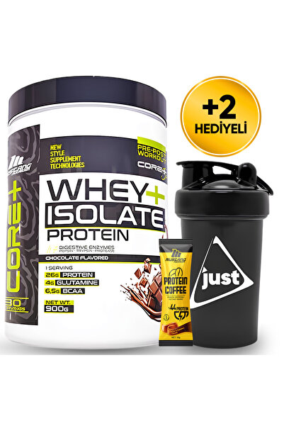 Mustang Nutrition مسحوق بروتين مصل اللبن المعزول من سلسلة كور+، 900 جرام، 30 ...