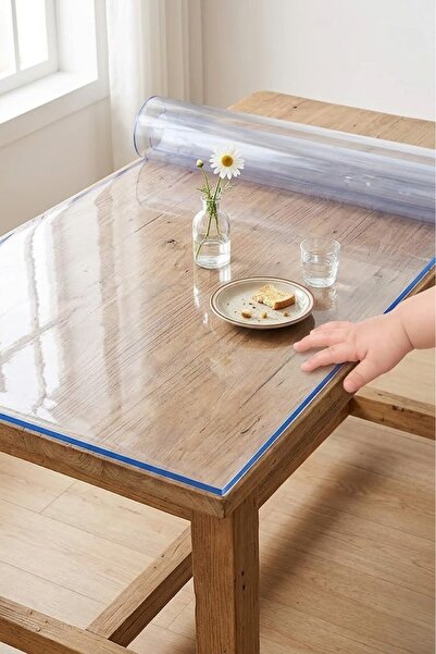 Rona Home Față de masă transparentă din PVC gros |   Protector de masă din mi...