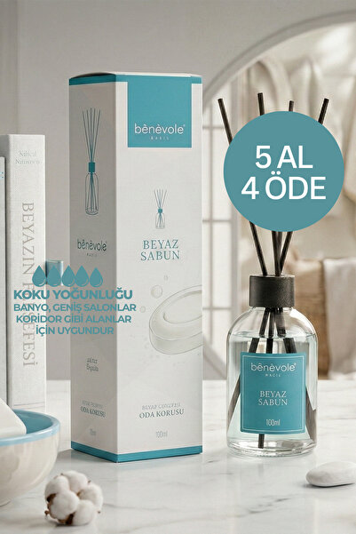 Benevole Beyaz Sabun Bambu Çubuklu Oda Kokusu 100 ml | Beyaz Sabun, Ferahlık ...