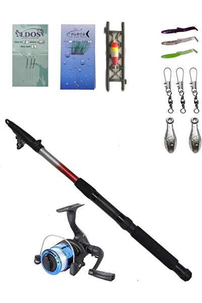Hepta Collection 180 Cm Kamış Makina Olta Seti, Tam Takım, Çocuk Olta Seti Ho...