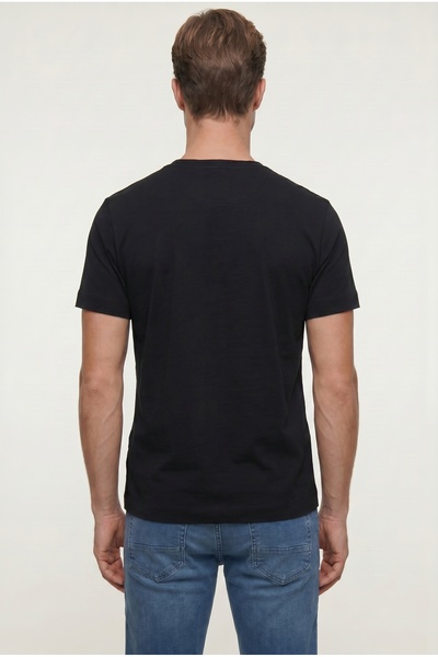 Tween Relaxed Fit Siyah %100 Pamuklu T-Shirt