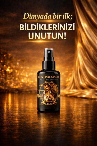 babaki Control Spray Erkeklere Özel Ve Gciktirici Etkili Bakım Spreyi 30 ml