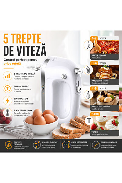kd home Mixer de mână KD Home PowerWhisk 500