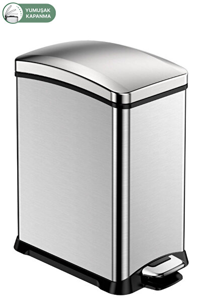 Prima Nova Rejoice 15 LT Ατσάλινος κάδος απορριμμάτων με μαλακό κλείσιμο για ...