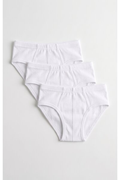OBJE Boy's White 3-Piece Slip