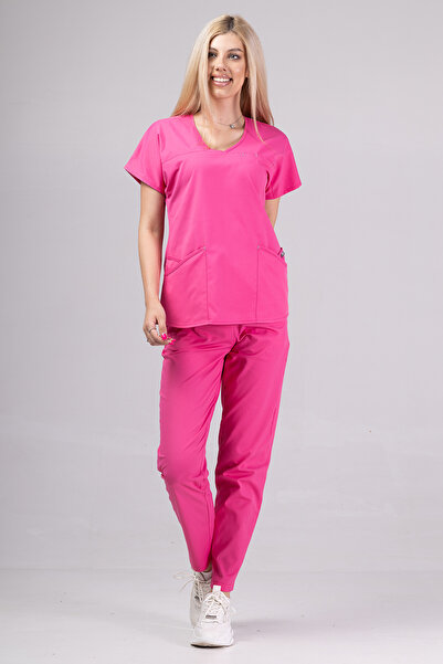 OEM Uniformă medicală pentru femei, bluză și pantaloni, slim fit, FLEXI AMBRA...