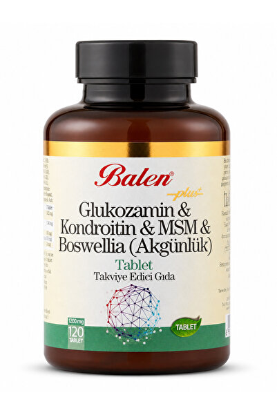 Balen GLUKOZAMİN&KONDROİTİN&MSM&BOSWELİA TABLET 1200 MG*120