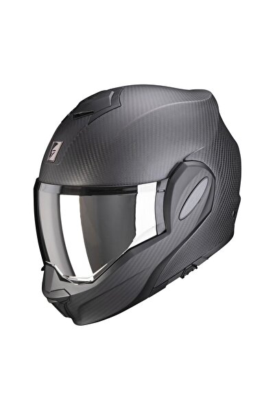 Scorpion Exo-Tech Evo Carbon Çene Açılabilir Motosiklet Kaskı Mat Siyah